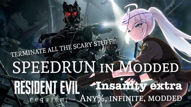 #residentevil Insanity in Modded for FUN「魅娅Meaz Live」#fyp #stream #gaming #justchatting